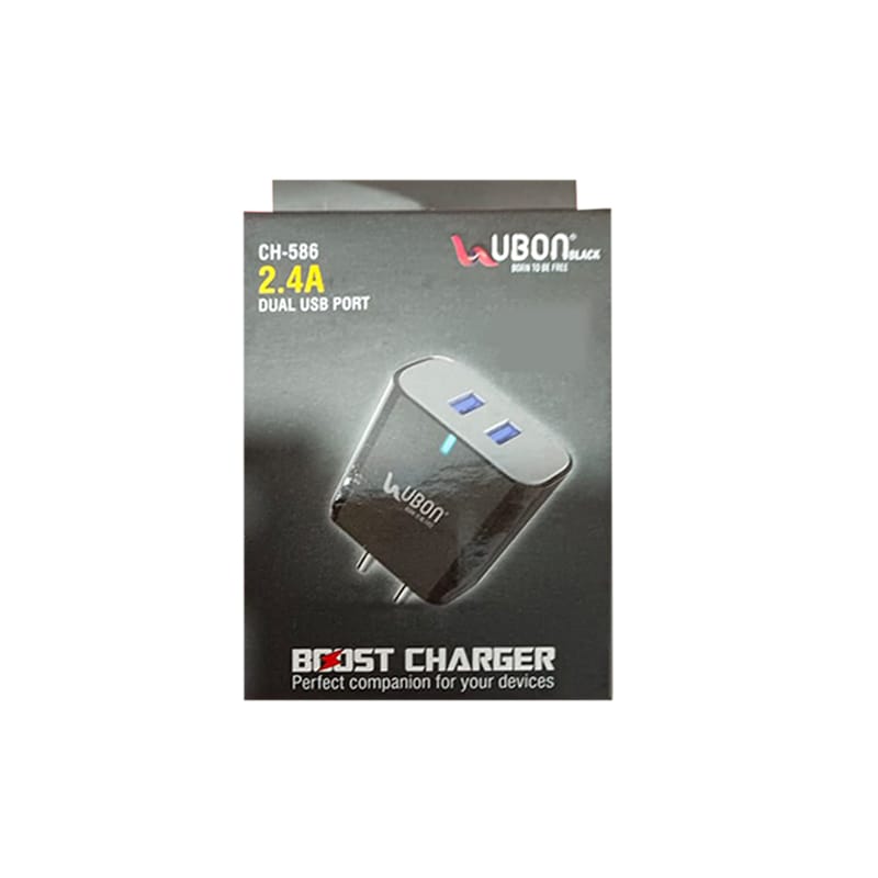 Ubon CH 586 Dual USB Adapter : 1 Unit