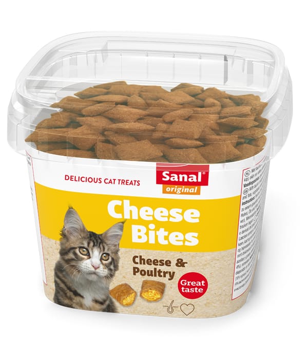 Sanal Cheese Bites in Cup with Chicken for Cats 75g