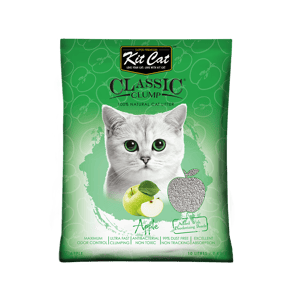 kitcat sand litter with classic apple 10L