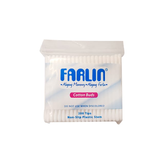 Farlin Cotton Buds Plastic Polybag White 200s