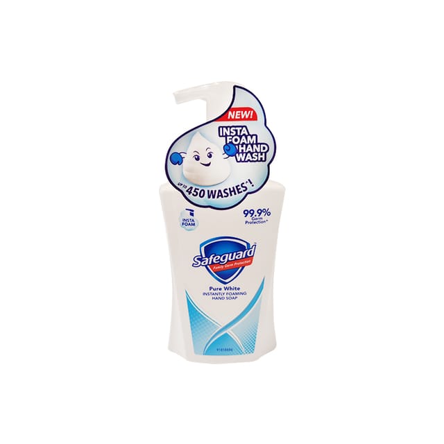 Safeguard Purewhite Insta Foam Handwash 450ml