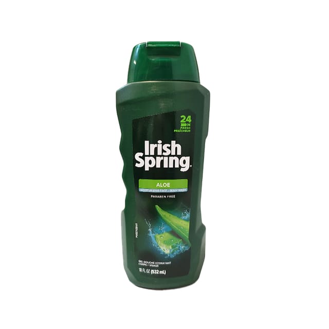 Irish Spring Body Wash Aloe 18oz
