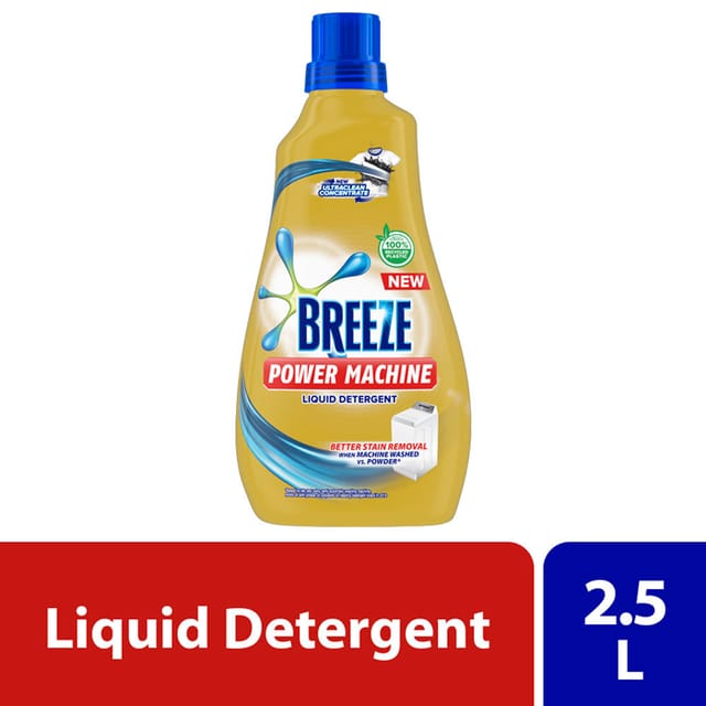 Breeze Powermachine with Ultraclean Concentrate Liquid Detergent 2.5L Bottle