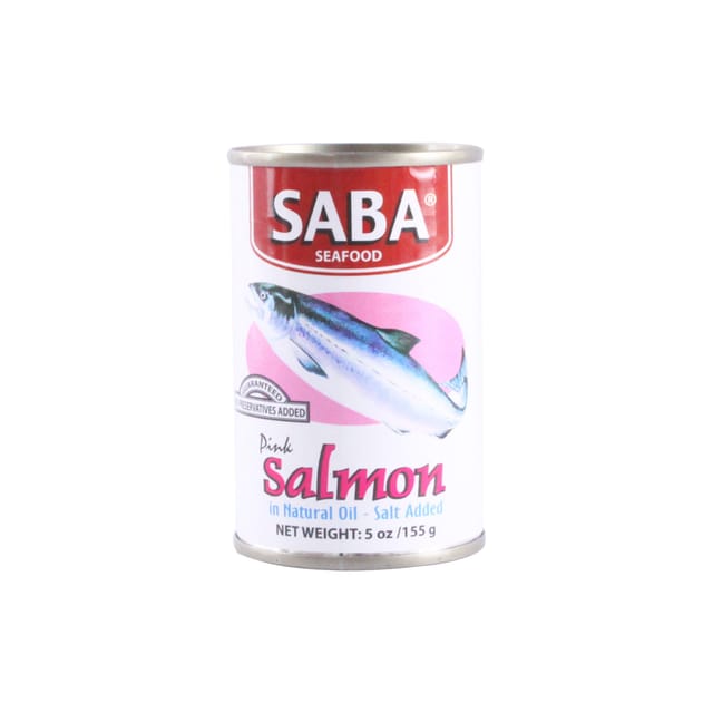 Saba Pink Salmon Natural Oil 155g