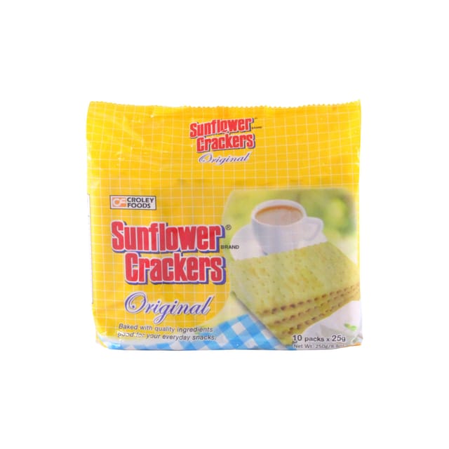 Sunflower Crackers Original 10 x 25g