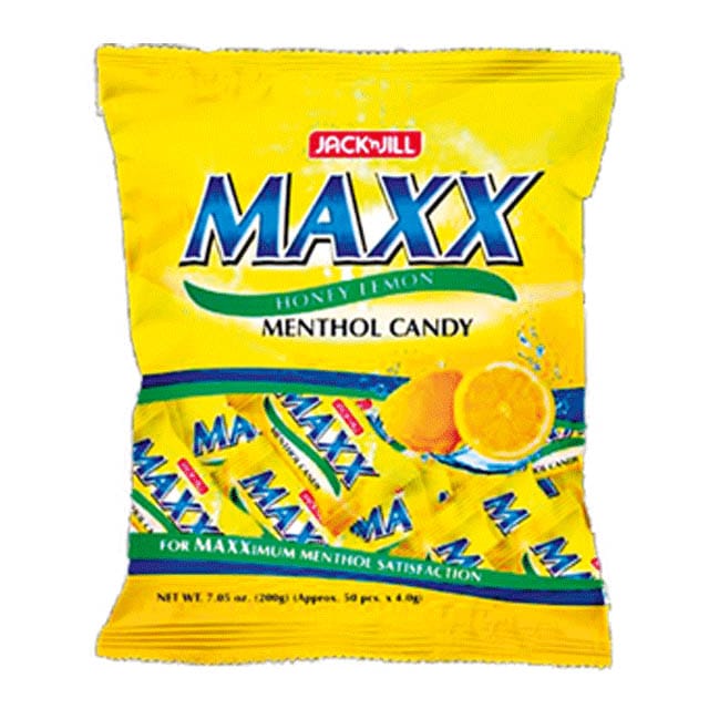 Maxx Honey Lemon Menthol Candy 50 Pcs