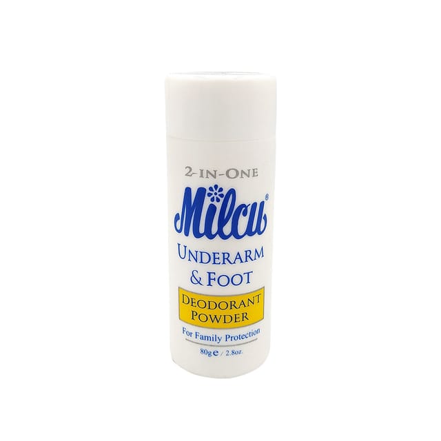Milcu Underarm & Foot Deodorant Powder 80g