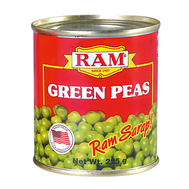 Ram Green Peas 225g