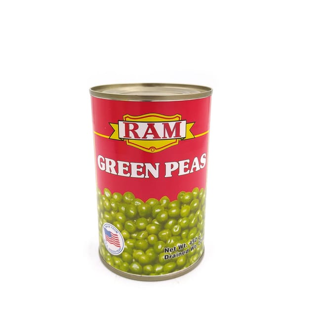 Ram Green Peas 450g