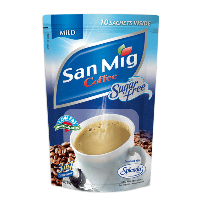 San Mig Coffee Sugar Free Mild 10 x 7g