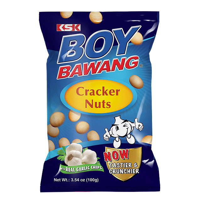 Boy Bawang Nuts Cracker Nuts Garlic 100g