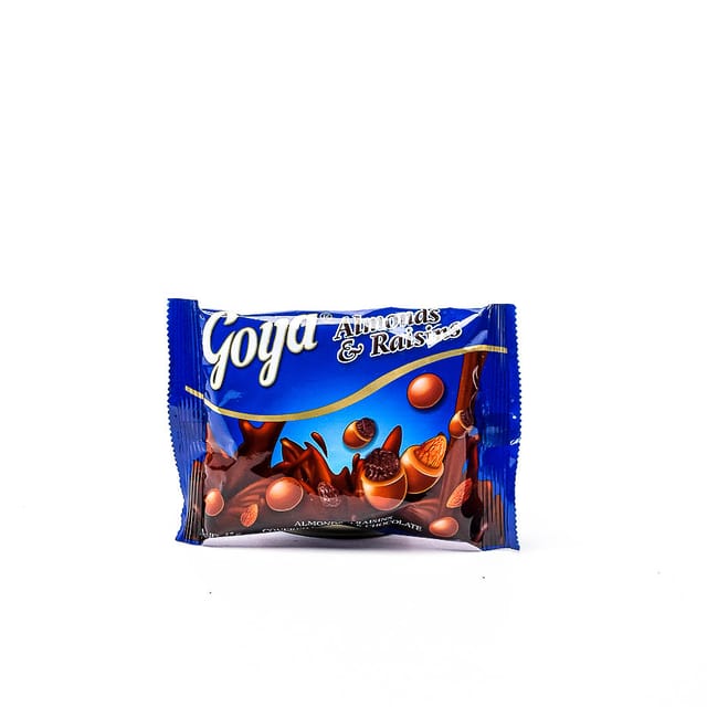 Goya Almonds & Raisins Covered w/ Milk Choco 37