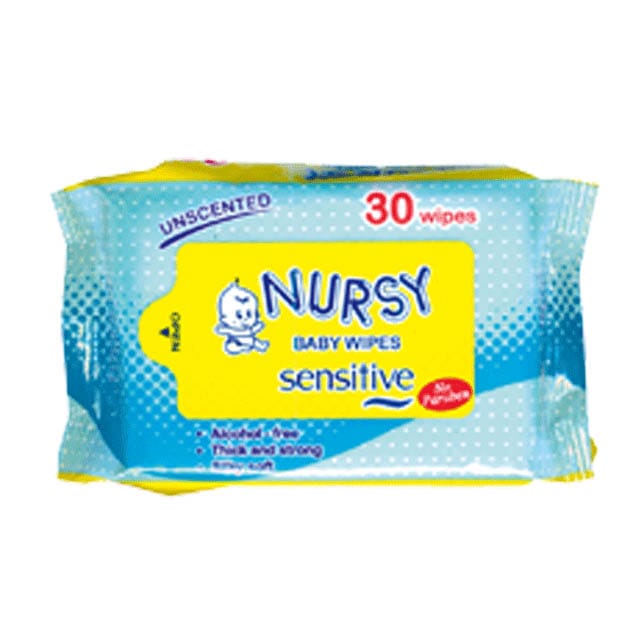 Nursy Baby Wipes 30s
