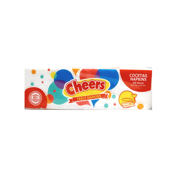 Cheers Folded Table Napkin 300 Sheets