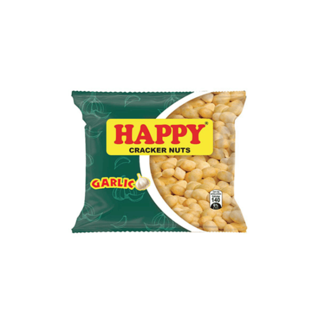 Happy Cracker Nuts Garlic 30g