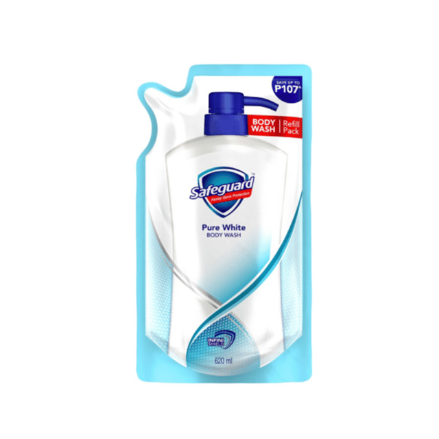 Safeguard Body Wash White Refill 620ml