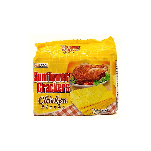 Sunflower Crackers Chicken 10 x 25g