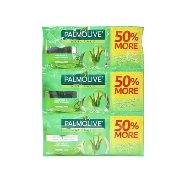 Palmolive Shampoo Healthy & Smooth Triple Chamber 15ml