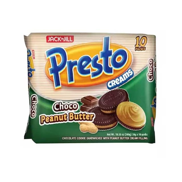 Presto Choco Peanut Butter 10 x 30g