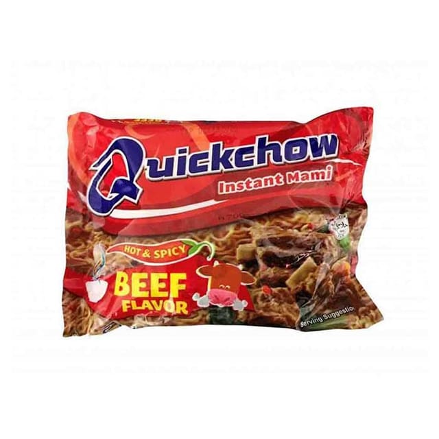 Quickchow Hot & Spicy Beef 55g