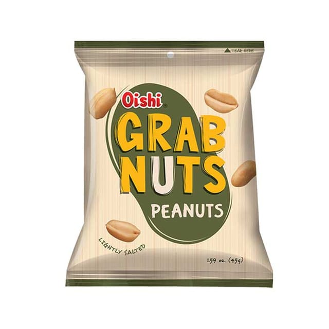 Oishi Grab Nuts Peanuts 45g