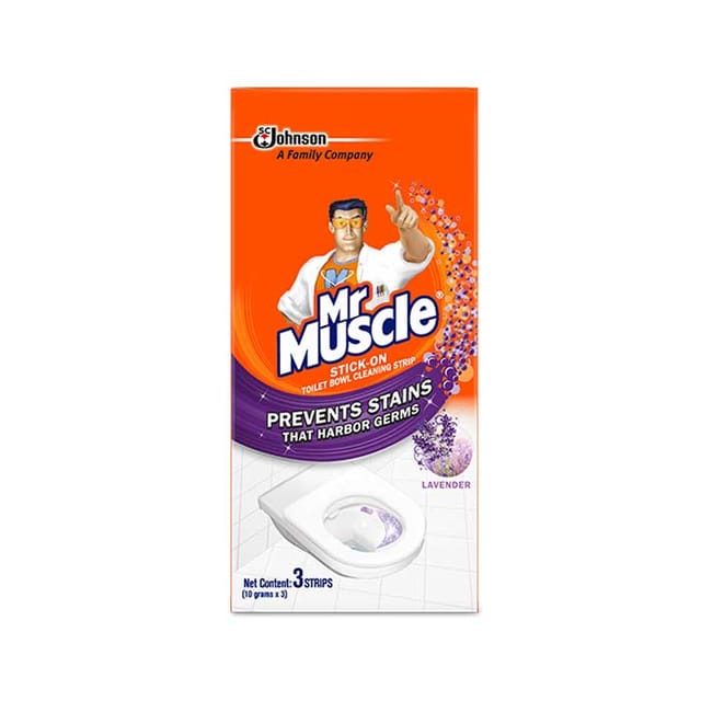 Mr.Muscle Stick On Toilet Bowl Cleaning Strip 30g