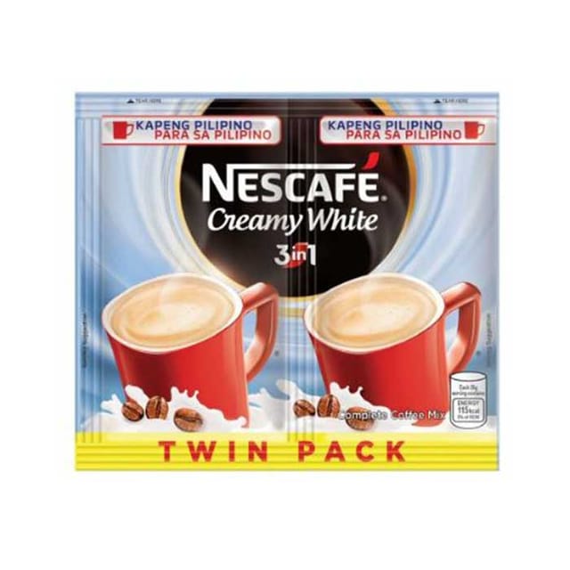 Buy 10 Nescafe Creamy White 3-In-1 Coffee Twin Pack 58g Save 10
