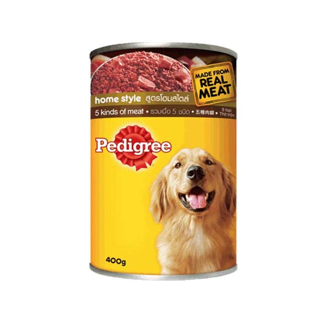 Pedigree Dog Food Wet 5 Kinds Of Meat Flavor 400g