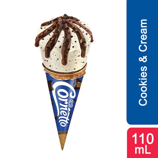 Selecta Cornetto Cookies & Cream Ice Cream 110mL