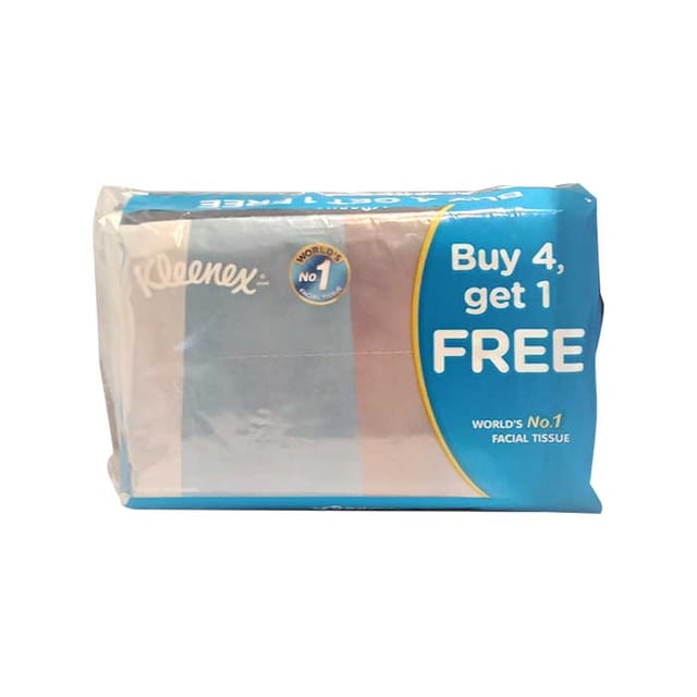Kleenex Regular Poly Facial Tissue 5 Packs