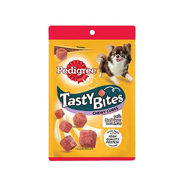 Pedigree Tasty Bites Chewy Cubes Beef 50g