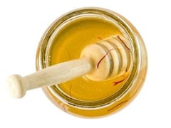 Organic Kashmir White Honey with Saffron