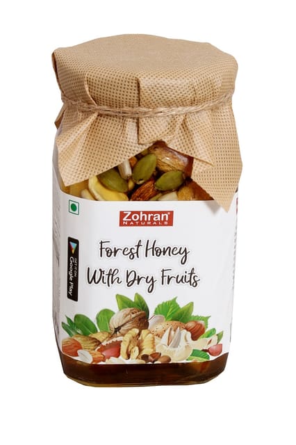 Natural Forest Honey With Mix Dry Fruits