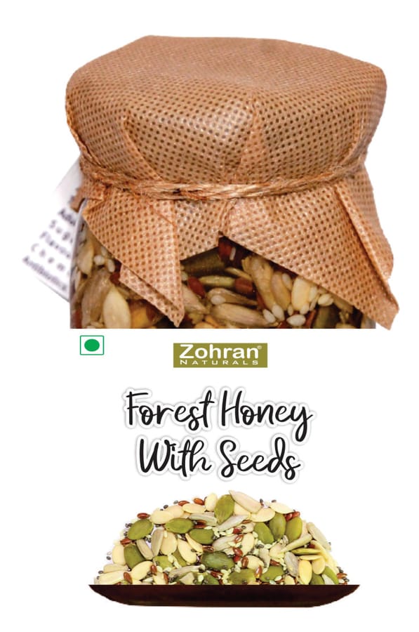 Natural Forest Honey With Mix Seeds