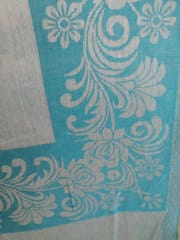 Modal Silk Reversible Stole in Firoza Blue