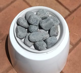 Decorative Gray Big Pebbles - 1 kg