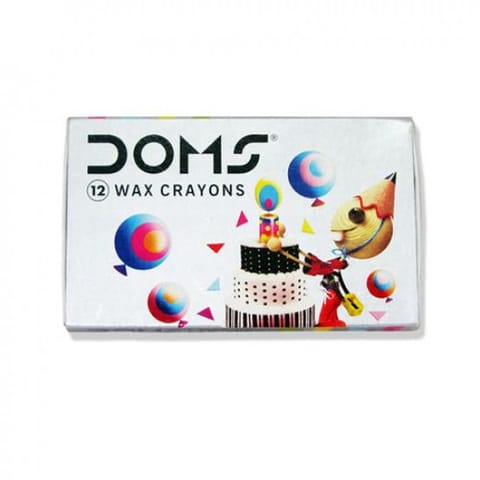 Doms wax crayons 12 shades