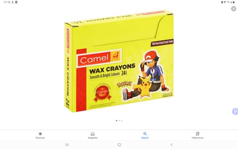 camlin wax crayons 24 shades