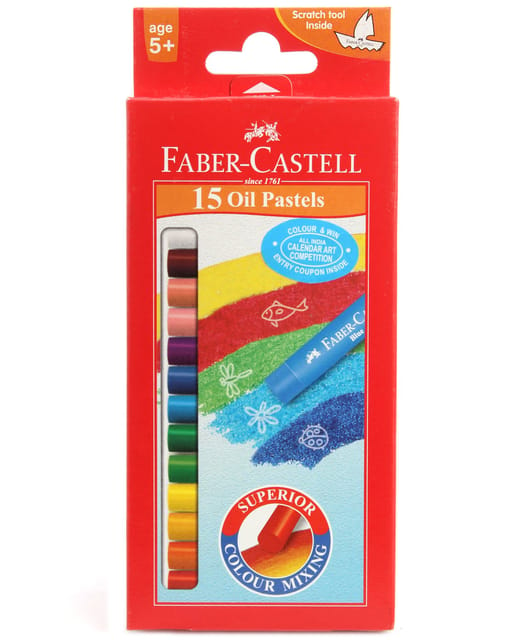 Fabercastell oil pastels 15 shades