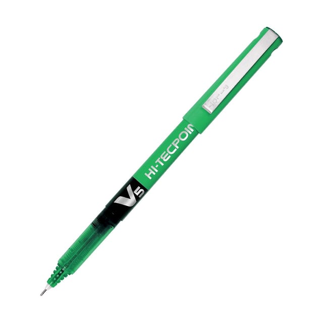 pilot V5 green pen