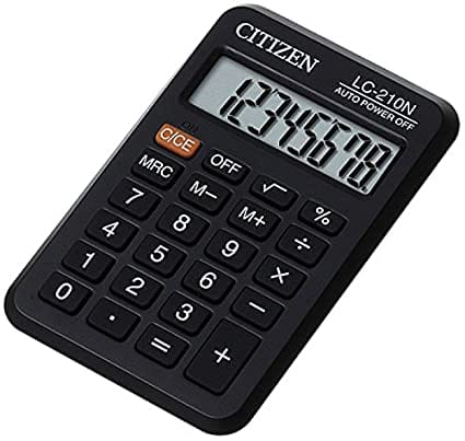 citizen 210 N pocket calculator