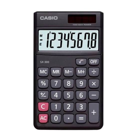 casio SX-300 pocket calculator