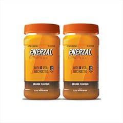 Enerzal Energy Drink Powder Orange Jar 500gm