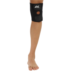 NIVIA Orthopedic Black Basic Knee Patella Support Adjustable (RB-22)