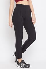 Clovia Activewear Ankle Length Tights- Quick-Dry