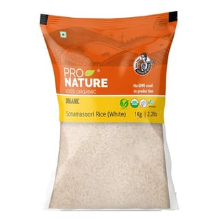 Pro Nature Organic Sona Masoori Rice 1kg