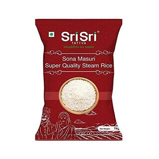 Sona Masuri Steam Rice 1kg Pack